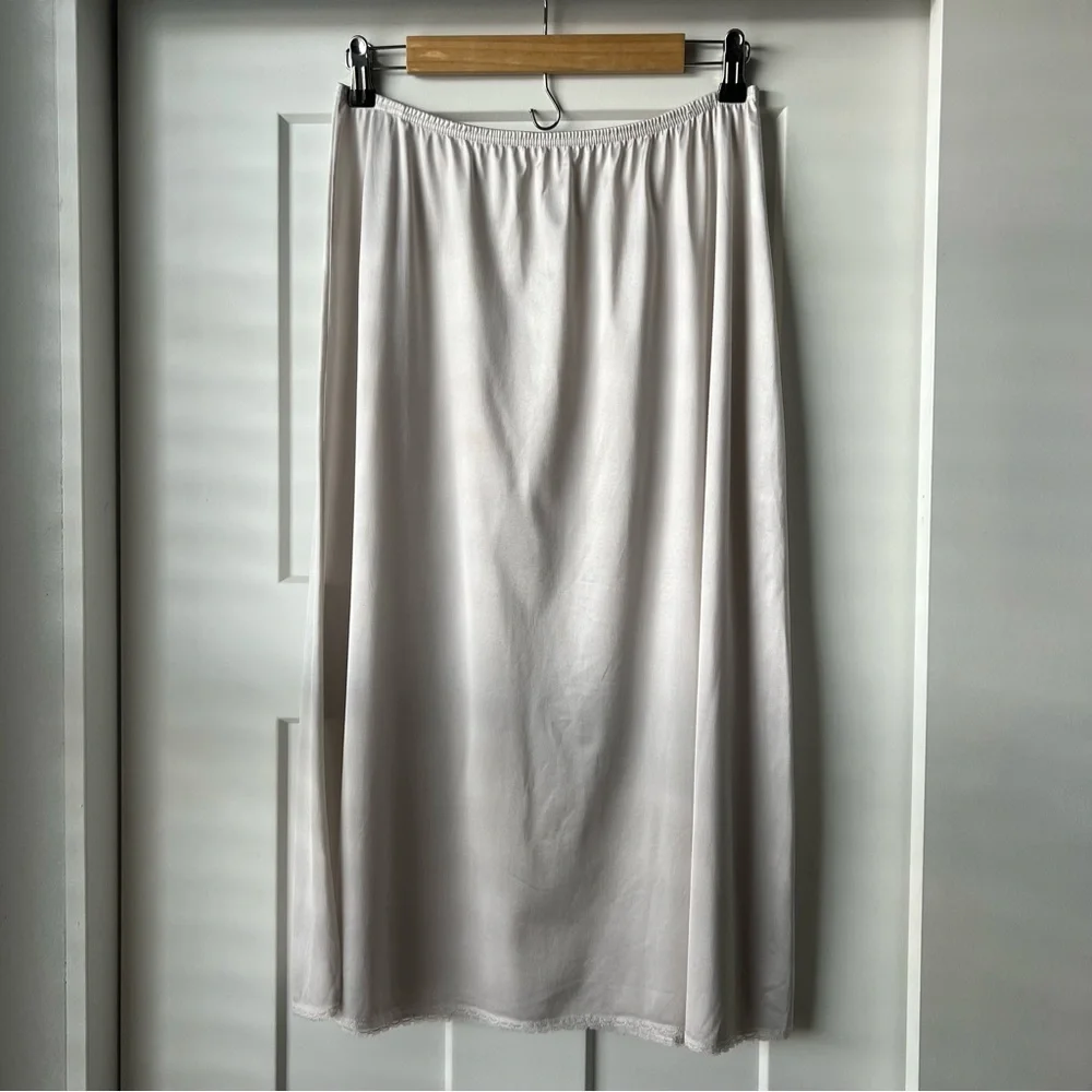 Vintage Vanity Fair White Slip Skirt